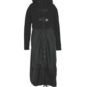 Bark is a good Black Women's Hooded Coat